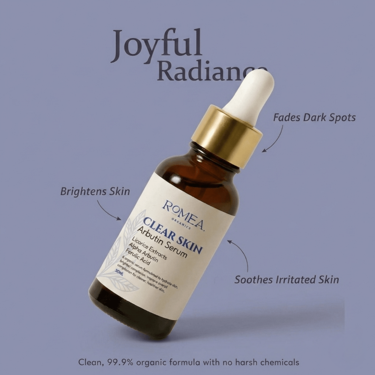 Clear Skin Arbutin Serum - Romea Organics